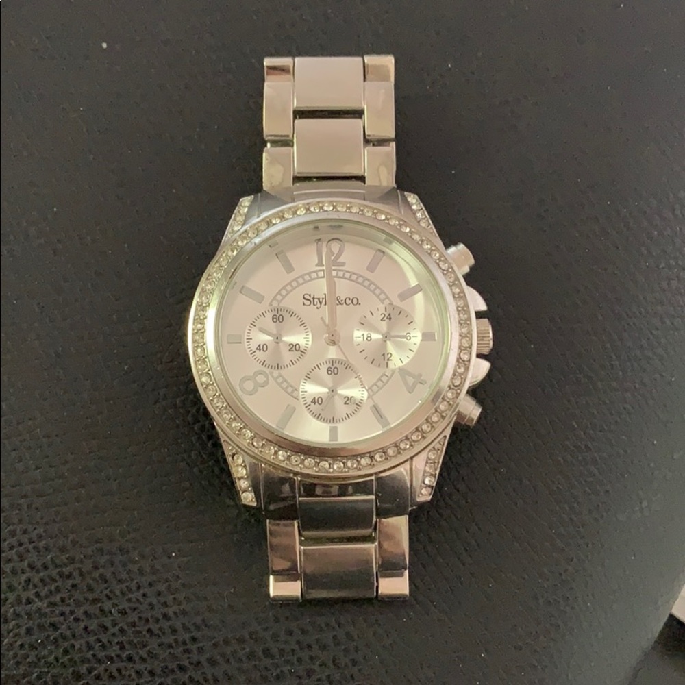 Silver watch